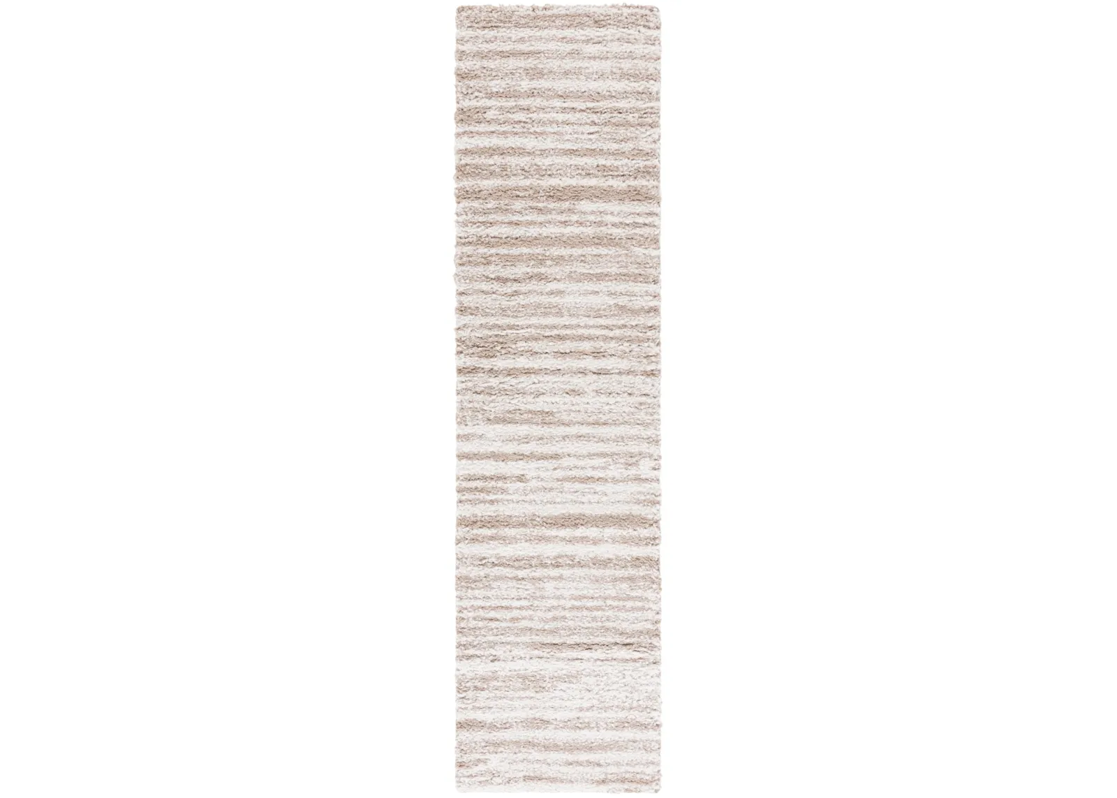 RUMI SHAG 110 BEIGE  2'-2' x 8' Runner Rug