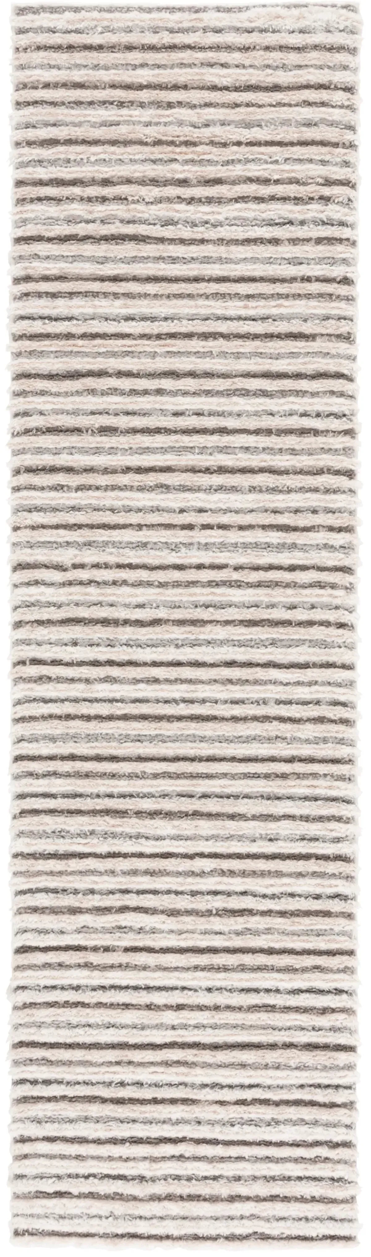 SEATTLE SHAG 910 GREY  2'-3' x 8' Runner Rug