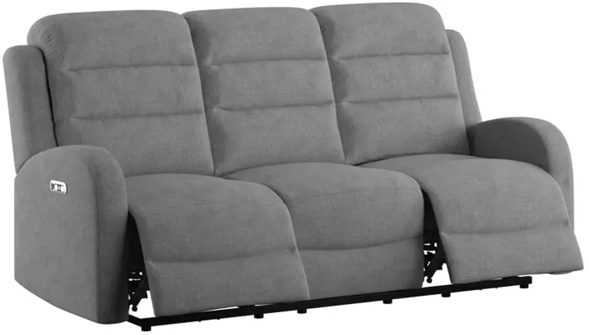 Harvey Dual Power Sofa Recliner And Headrest