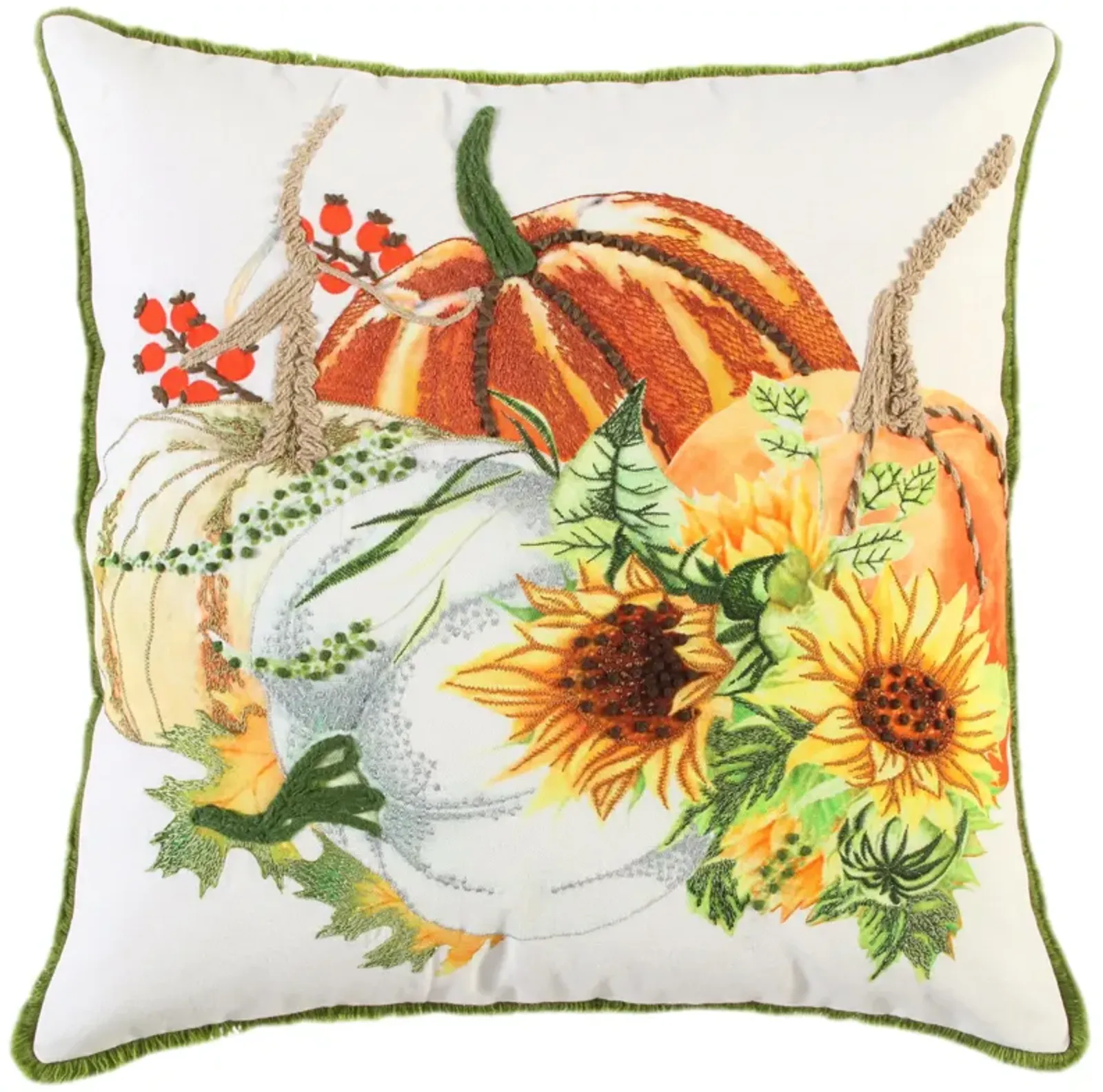 HARVEST 2021 Pumpkin Yellow Pillow