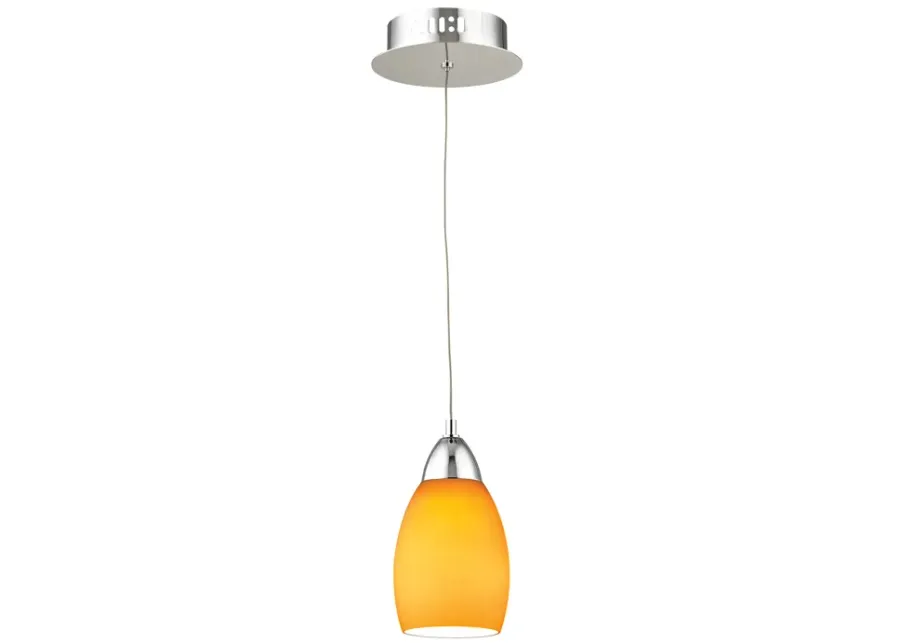 Buro 4" Wide 1-Light Mini Pendant - Chrome