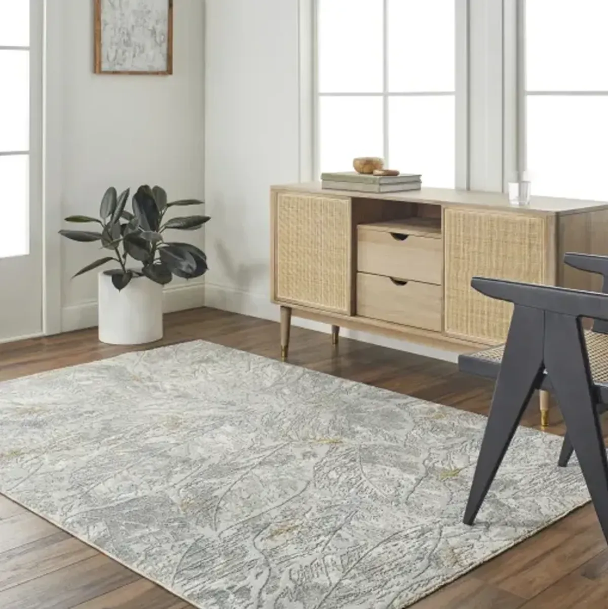 Dresden DRE-2317 2'7" x 10' Machine Woven Rug