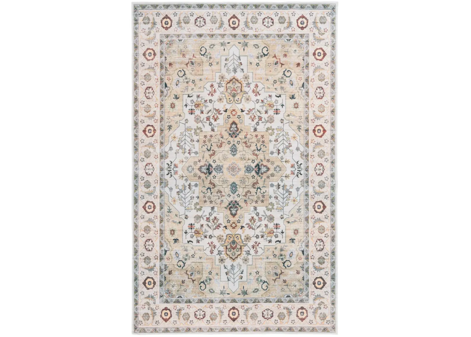 ARIZONA 126 LIGHT GREEN  5' x 8' Medium Rectangle Rug