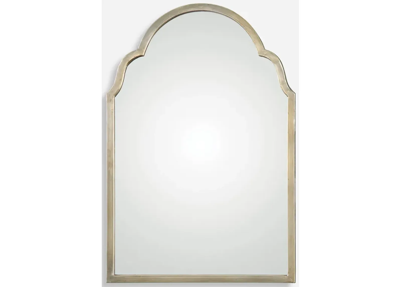 Brayden Petite Silver Arch Mirror