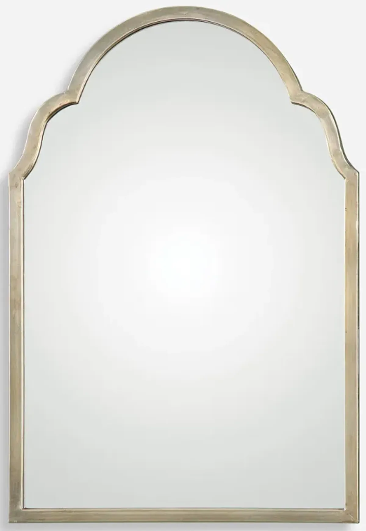 Brayden Petite Silver Arch Mirror