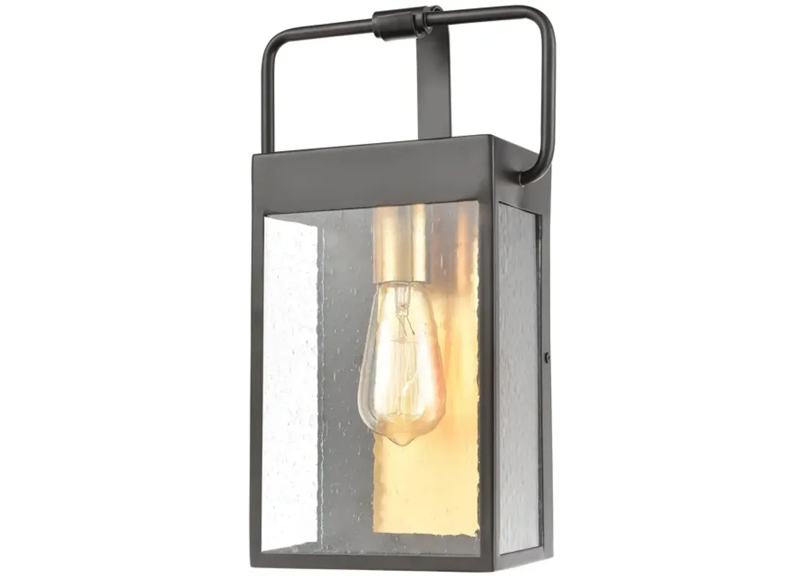 Knowlton 14" High 1-Light Outdoor Sconce - Matte Black