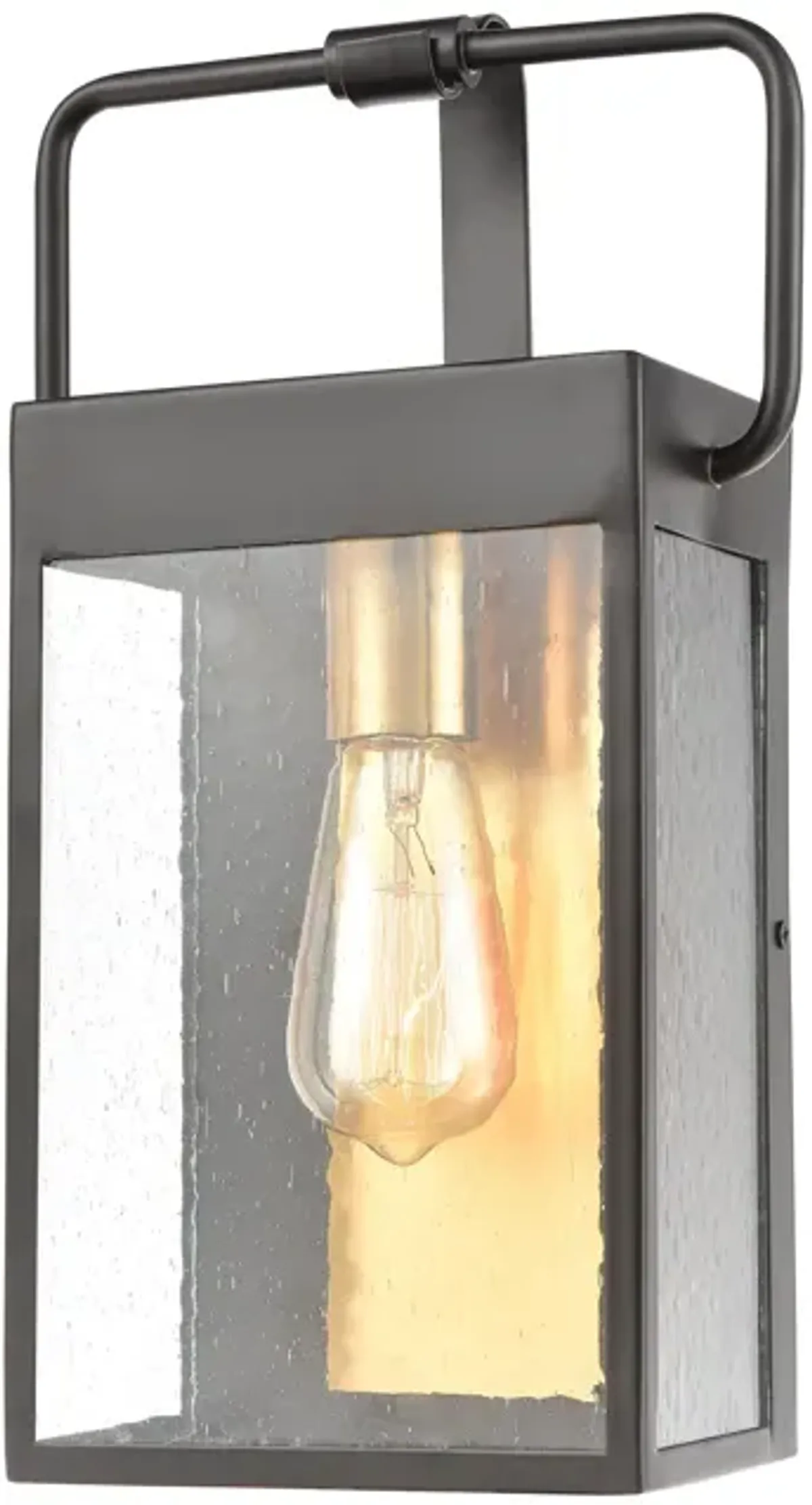 Knowlton 14" High 1-Light Outdoor Sconce - Matte Black