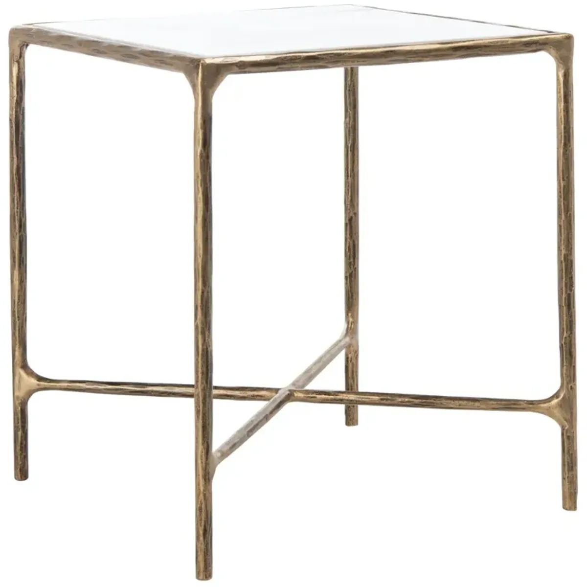 JESSA METAL SQUARE END TABLE