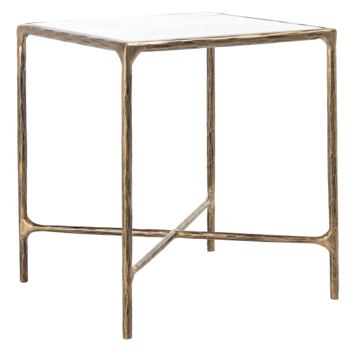 JESSA METAL SQUARE END TABLE