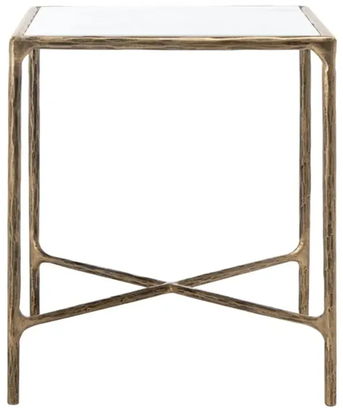 JESSA METAL SQUARE END TABLE