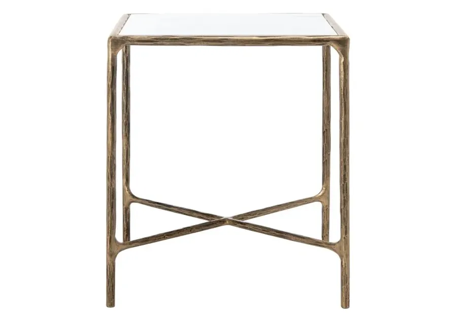 JESSA METAL SQUARE END TABLE