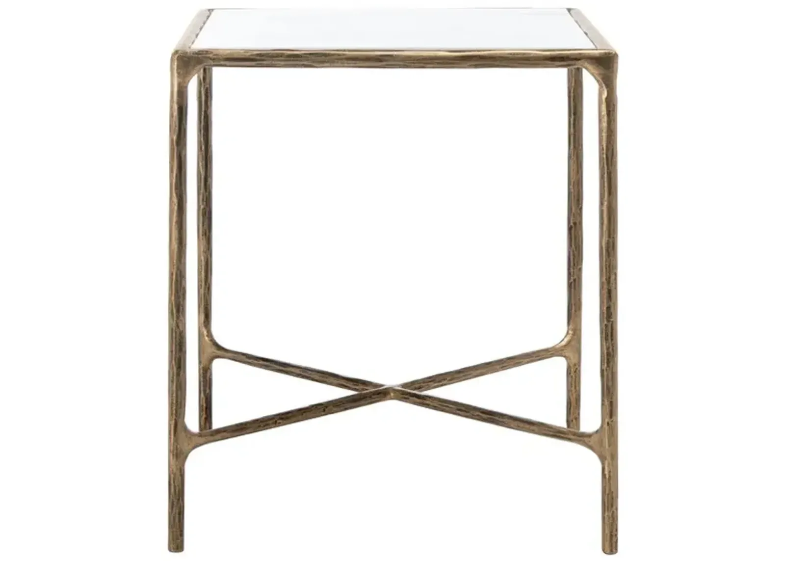 JESSA METAL SQUARE END TABLE