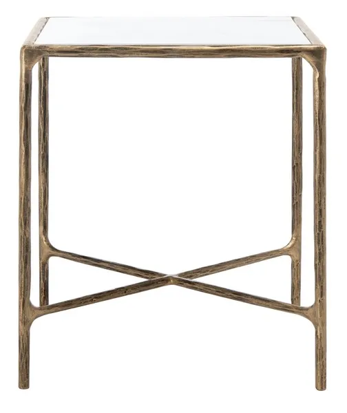 JESSA METAL SQUARE END TABLE