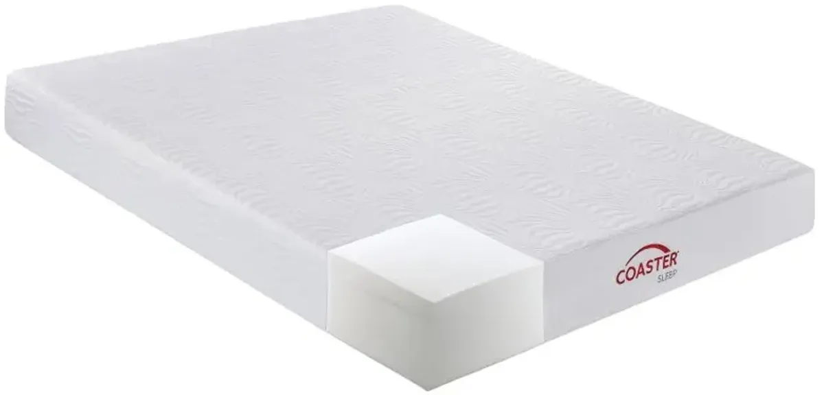 Key California King Memory Foam Mattress White