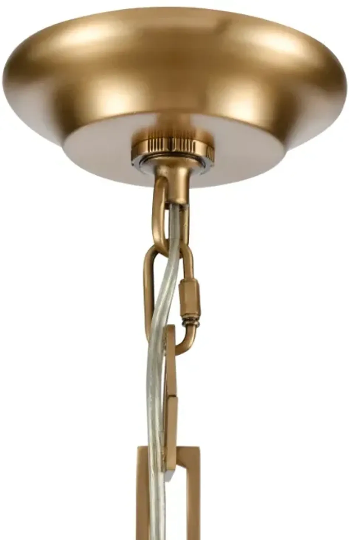 Fitzroy 28'' Wide 5-Light Chandelier - Lacquered Brass