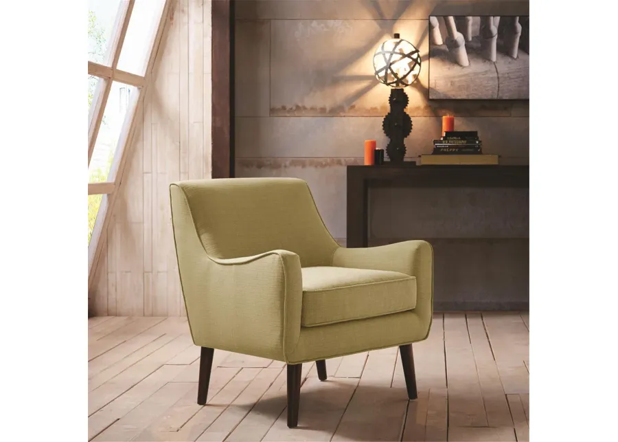 Madison Park Oxford Green Mid-Century Accent Chair