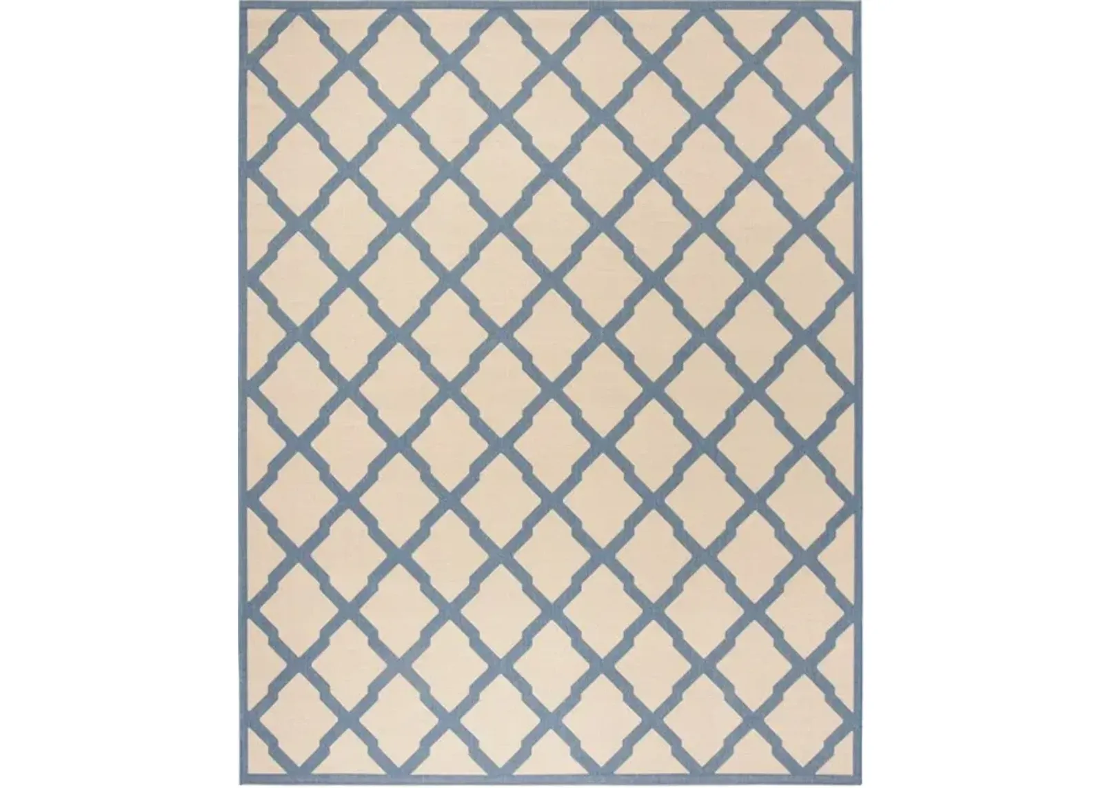 LINDEN 122 Collection LND122N-9 Cream / Blue 9' X 12'