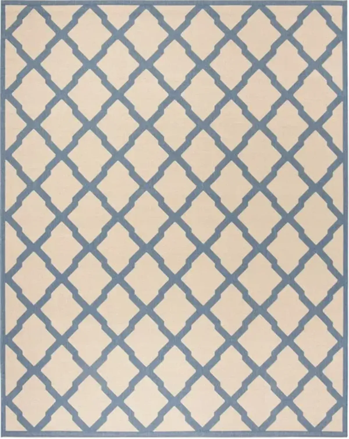 LINDEN 122 Collection LND122N-9 Cream / Blue 9' X 12'