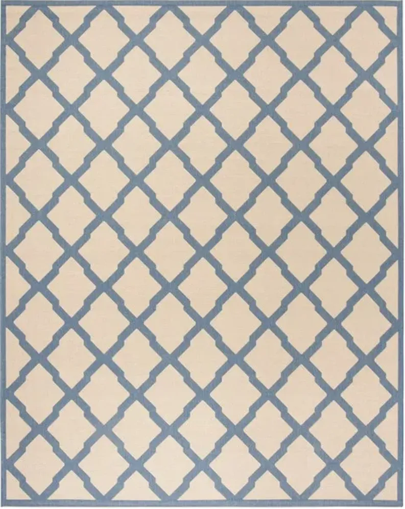 LINDEN 122 Collection LND122N-9 Cream / Blue 9' X 12'