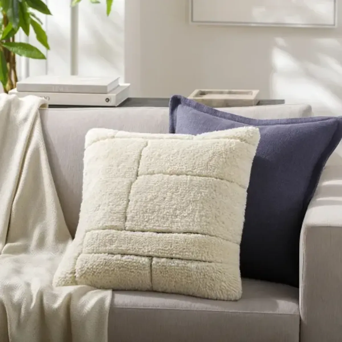 Jakob JKB-001 20"L x 20"W Accent Pillow  - Poly Insert