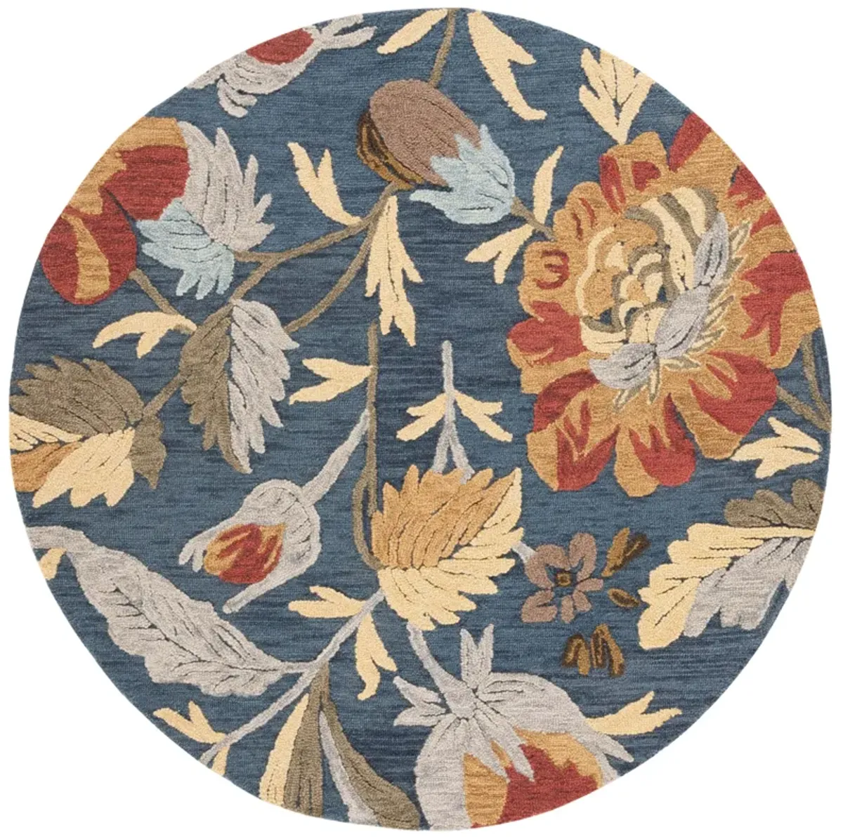 BLOSSOM Hand Tufted 6' x 6' Round area rug