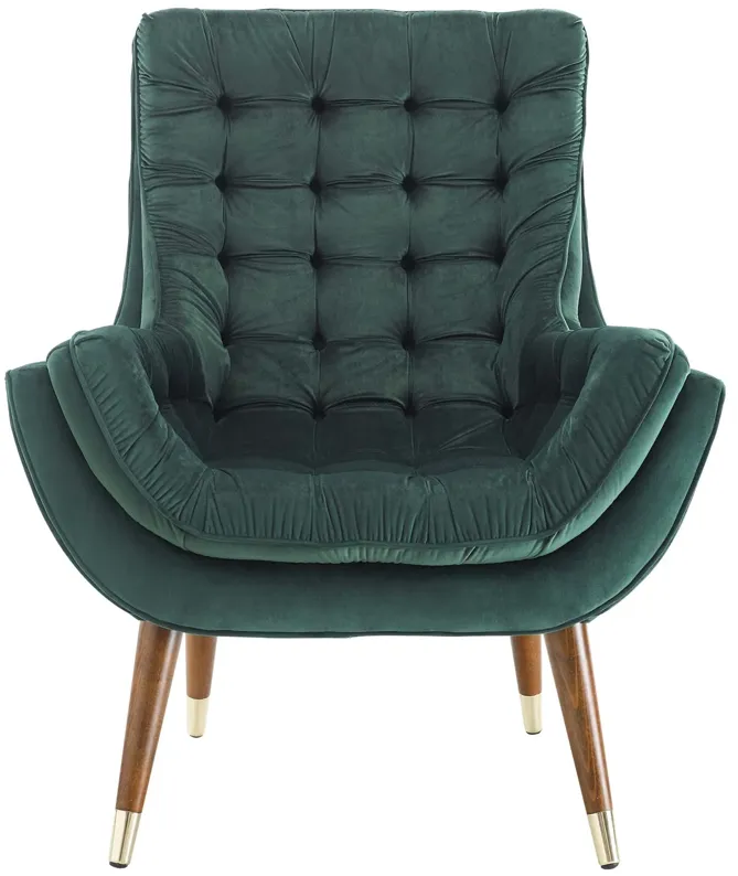 Suggest Button Tufted Performance Lounge Chair