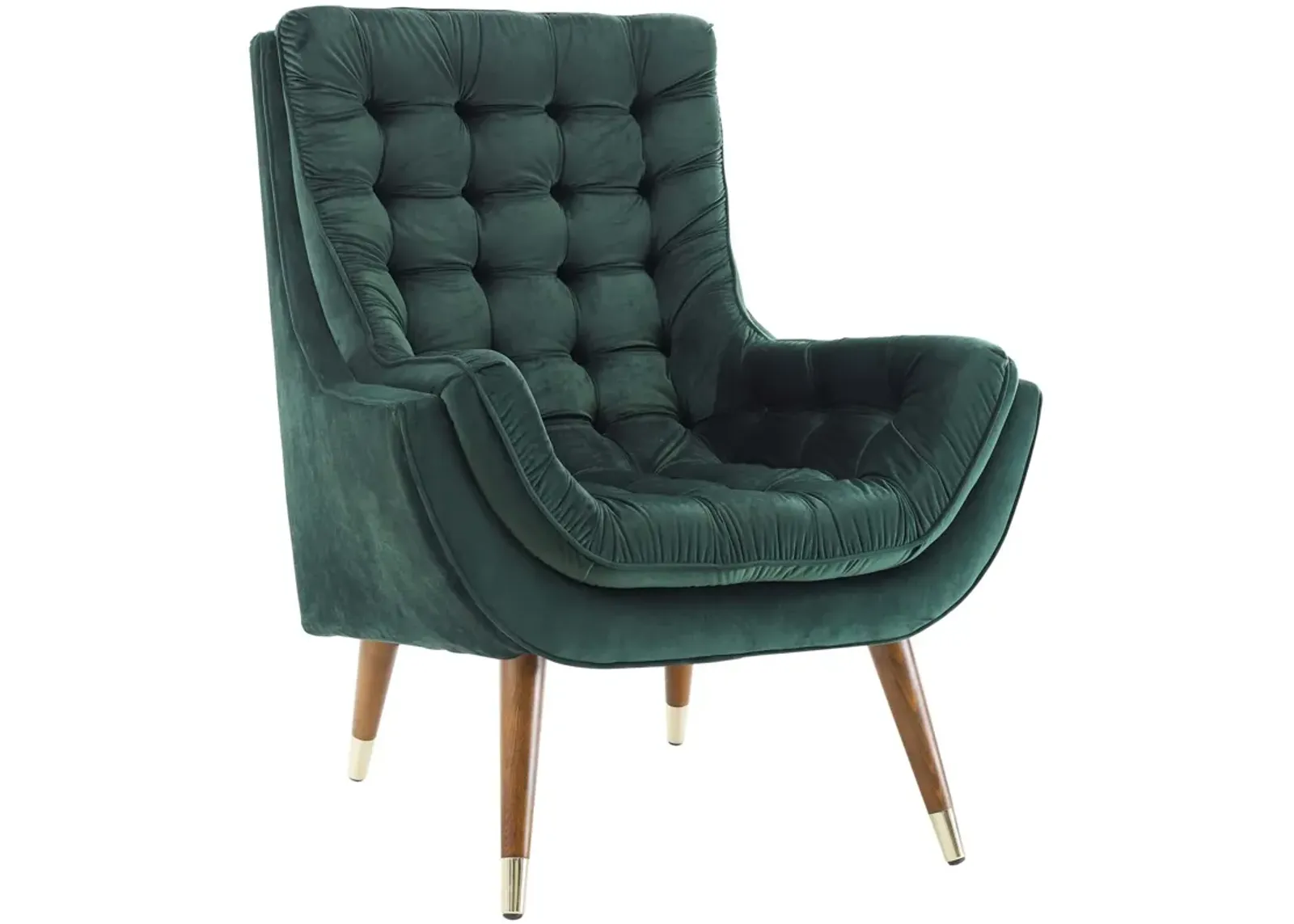 Suggest Button Tufted Performance Lounge Chair