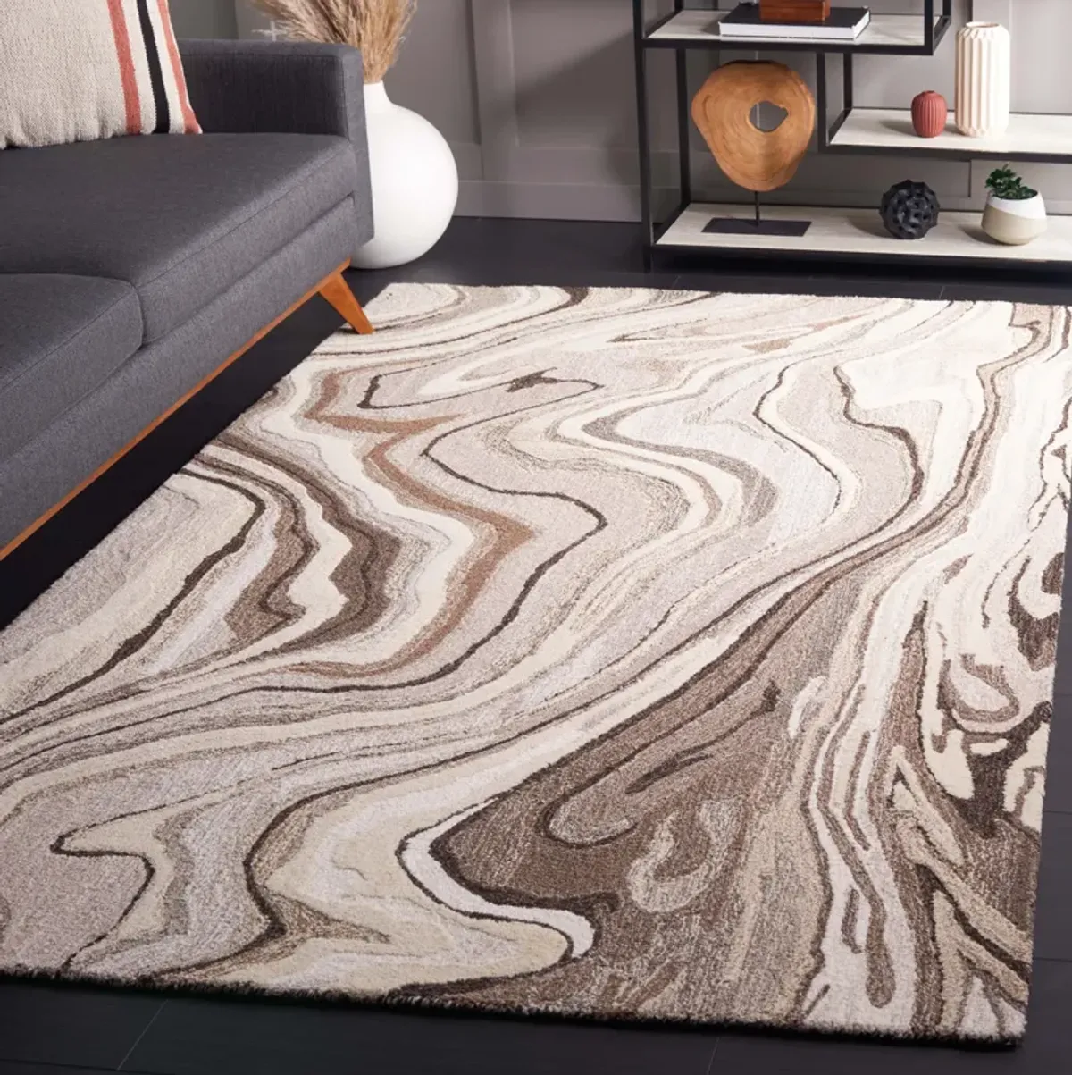 METRO Hand Tufted 4' x 6' area rug