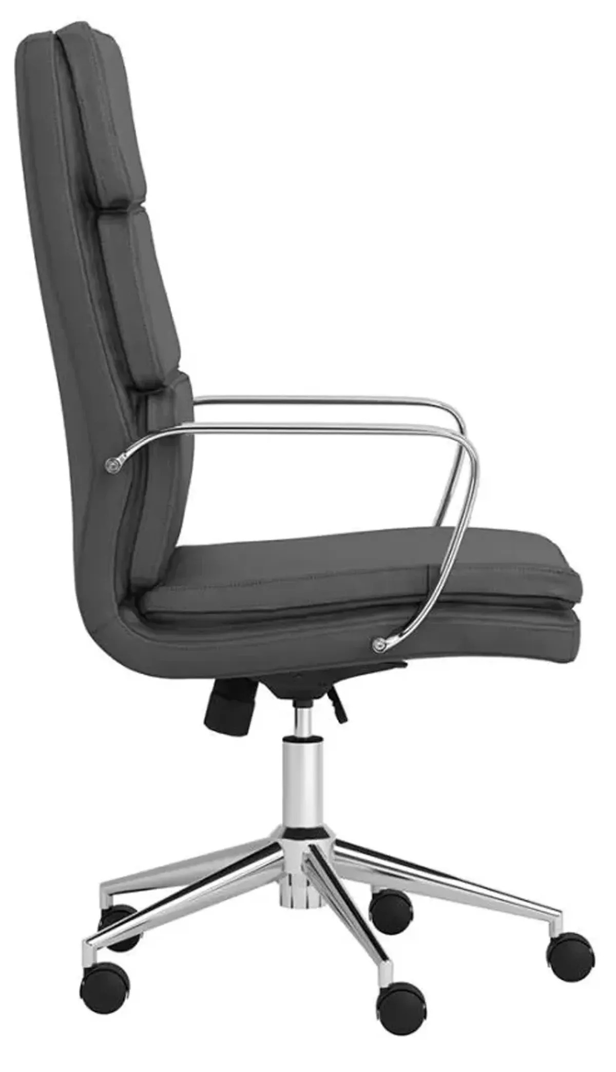 Ximena High Back Upholstered Office Chair Grey