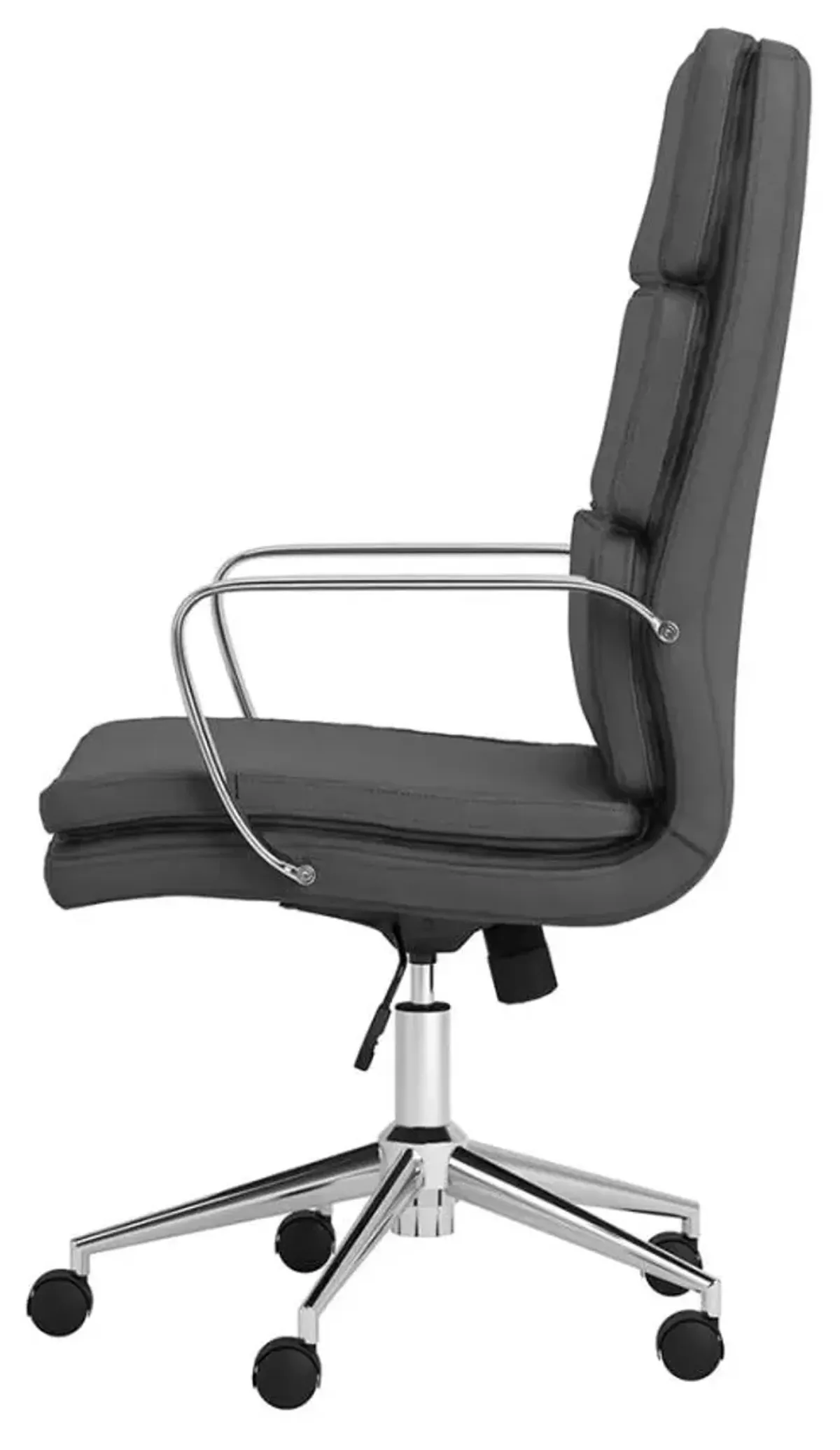 Ximena High Back Upholstered Office Chair Grey