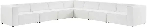 Mingle Vegan Leather 7-Piece Sectional Sofa