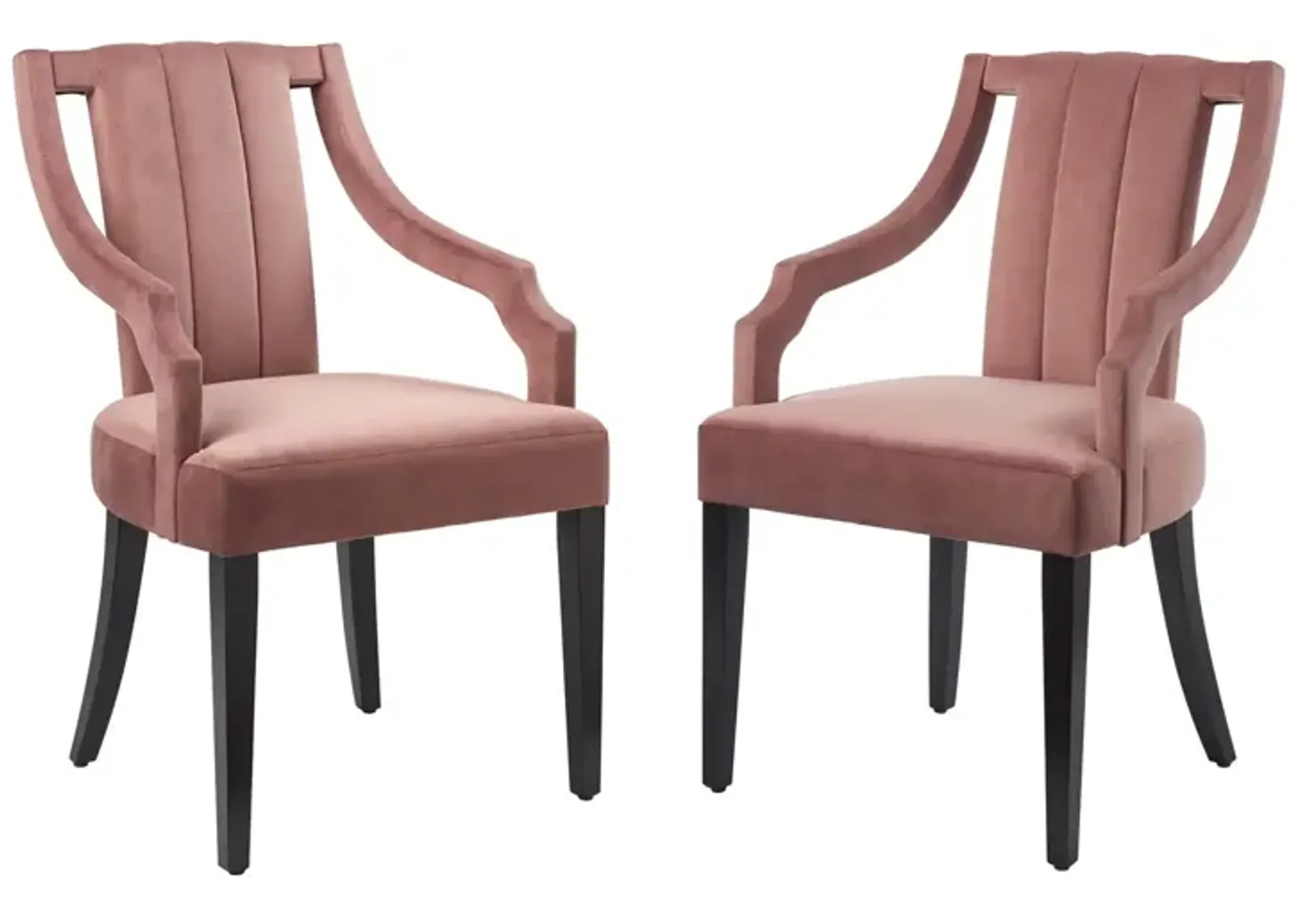 Virtue Performance Velvet Dining Chairs - Set of 2