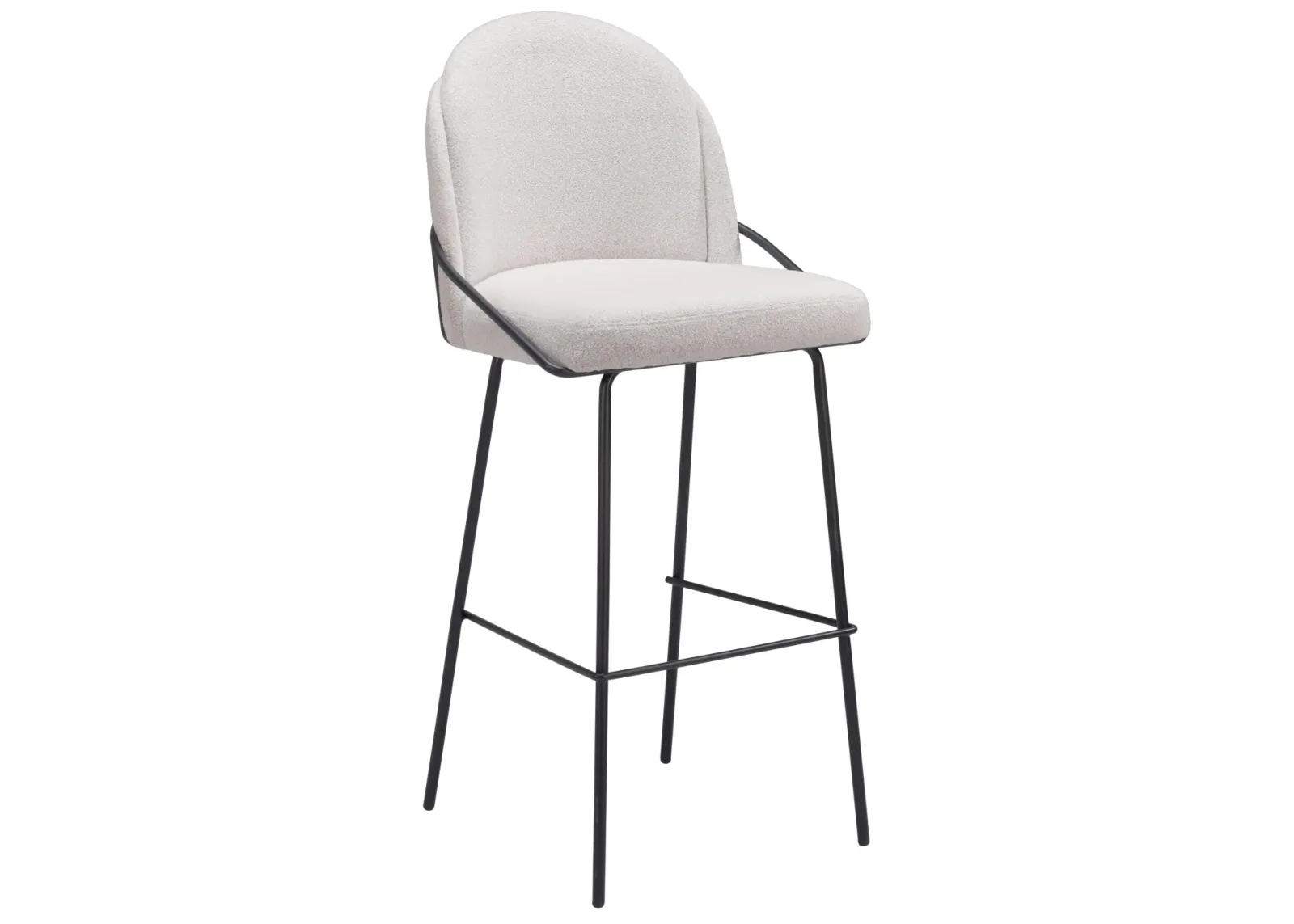 Jambi Barstool (Set of 2) Ivory