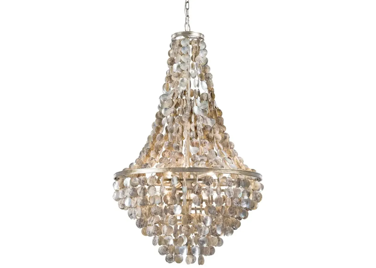 Capri Abalone Shell Chandelier