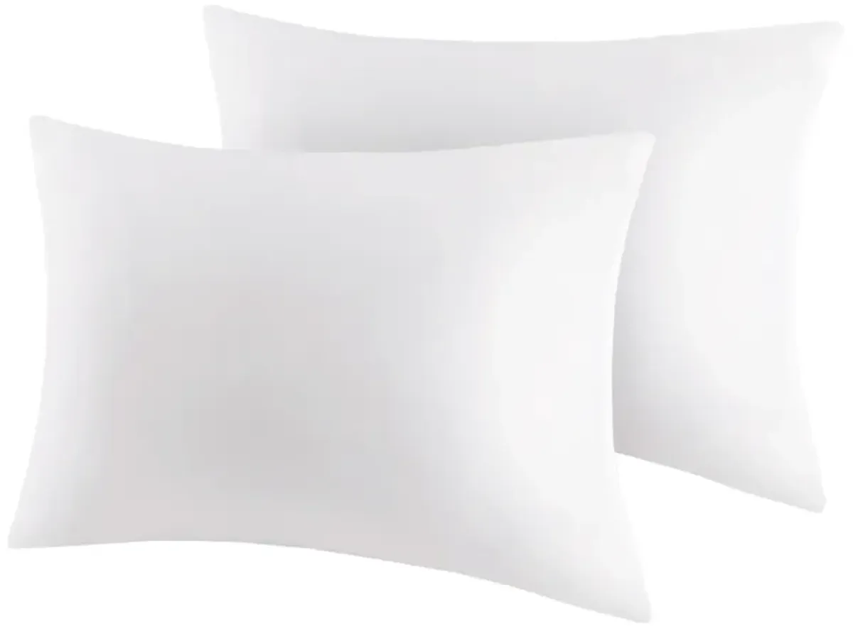 Sleep Philosophy Bed Guardian White 3M Scotchgard 2-Pack Pillow Protector Set