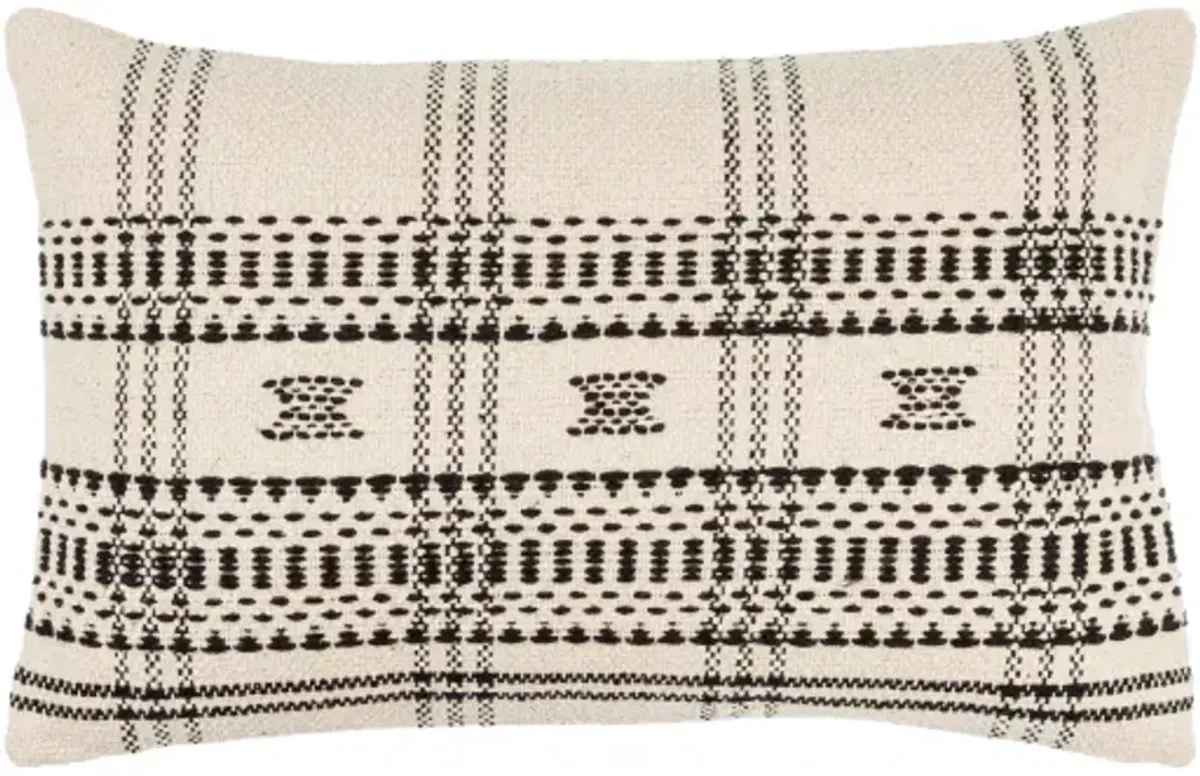 Myrna BOMA-001 18"L x 18"W Accent Pillow