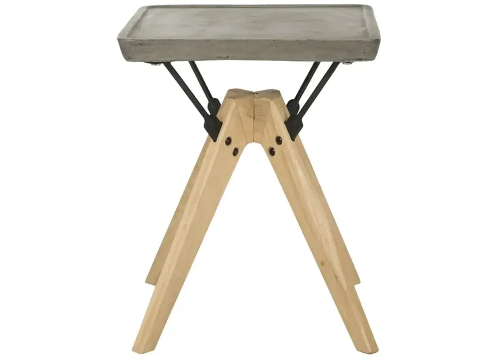 Marcio Indoor/Outdoor Modern Concrete Side Table