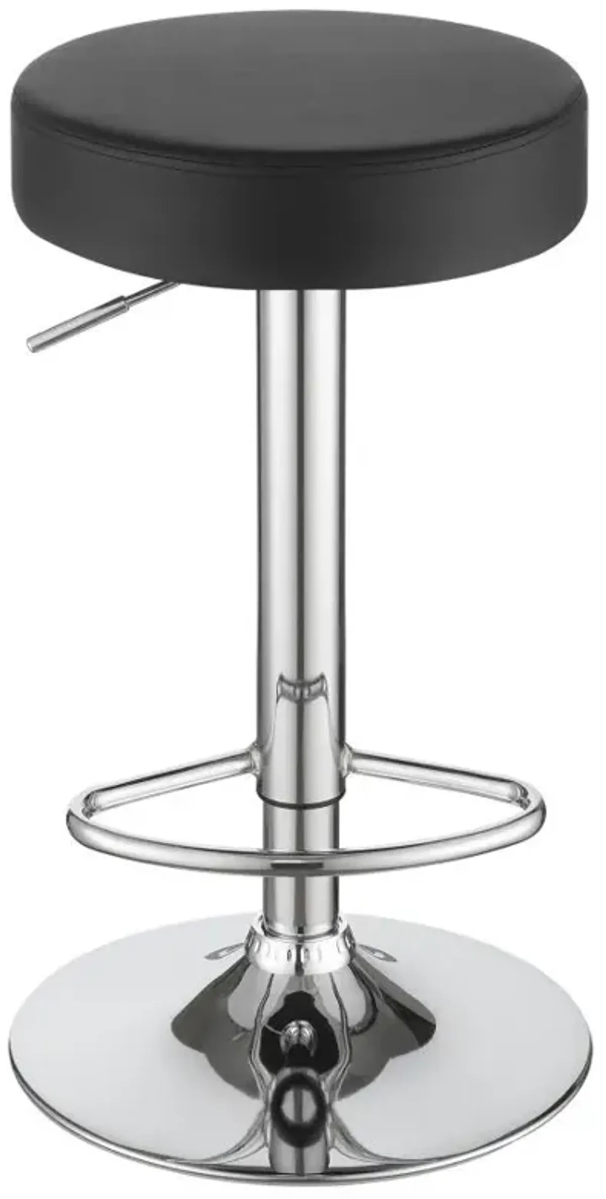 Ramses 29" Adjustable Bar Stool Chrome and Black