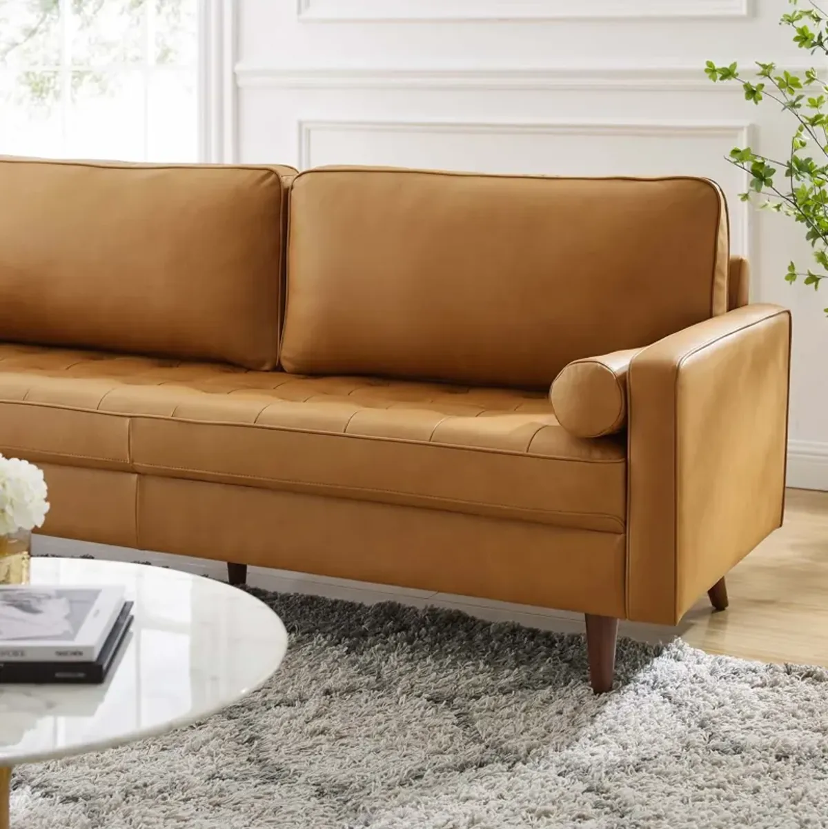 Valour 81" Leather Sofa