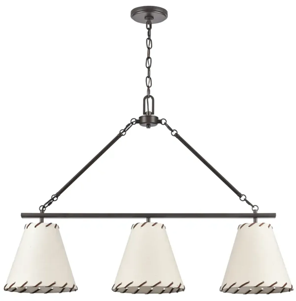 Marion 36'' Wide 3-Light Chandelier - Oil Rubbed Bronze