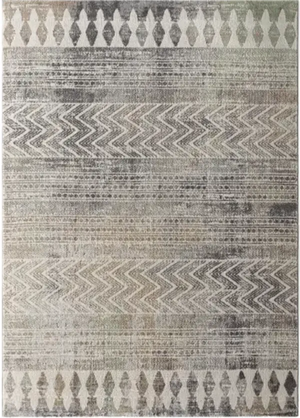 Roma ROM-2406 5'3" x 7'1" Machine Woven Rug