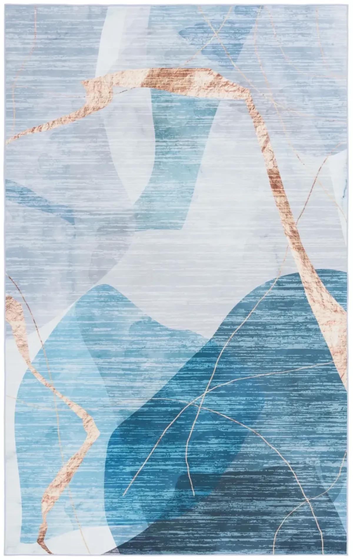MALIBU 836 BLUE  8' x 10' Large Rectangle Rug