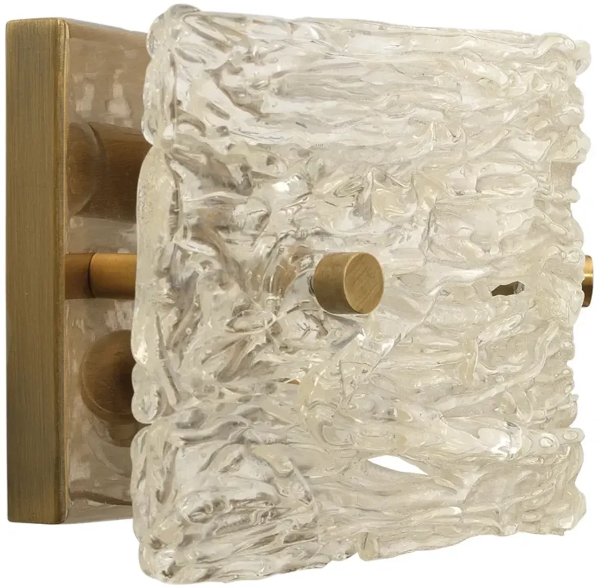 Swan Curved Glass Sconce