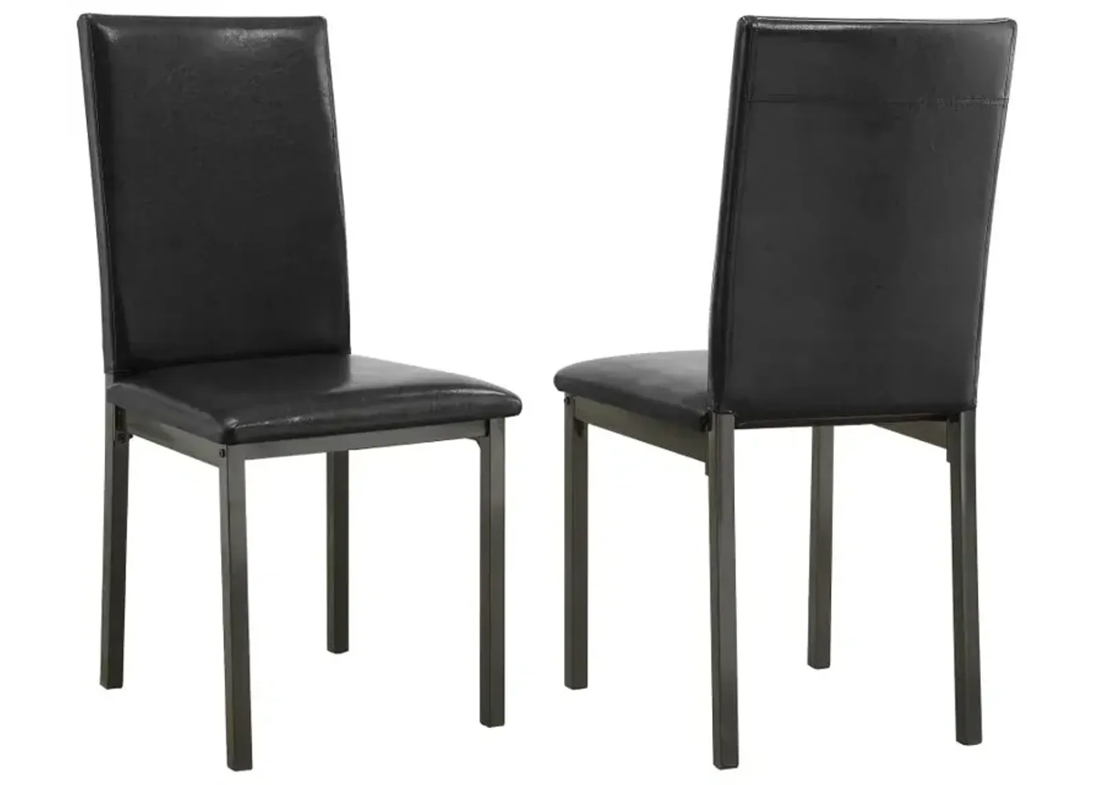 Garza Upholstered Dining Chairs Black (Set of 2)