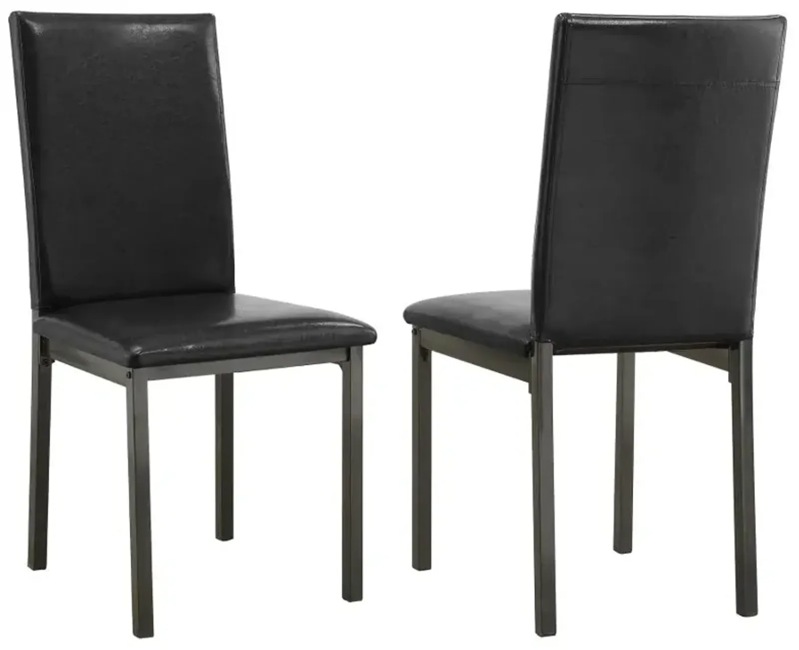 Garza Upholstered Dining Chairs Black (Set of 2)