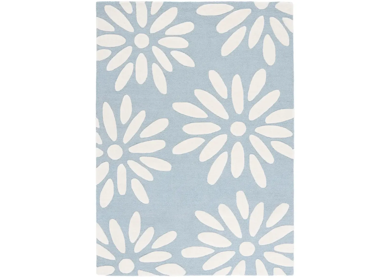 SAFAVIEH KIDS 914 DAISY LIGHT BLUE  4' x 6' Small Rectangle Rug