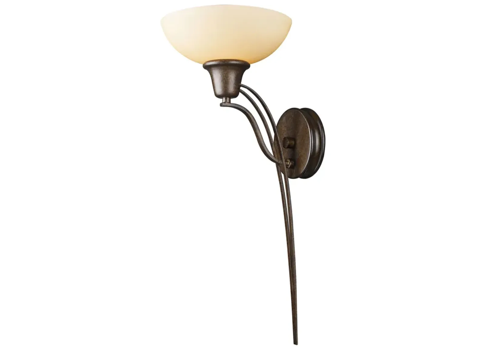 Landmark 22'' High 1-Light Sconce - Brown