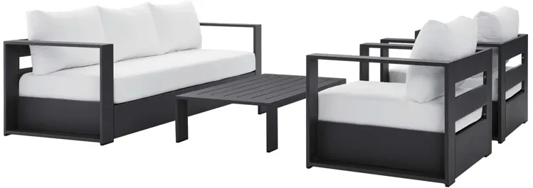 Tahoe Outdoor Patio Powder-Coated Aluminum 4-Piece Set