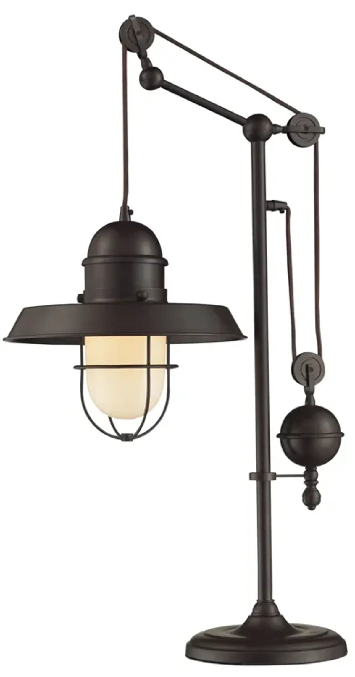 Farmhouse 32'' High 1-Light Desk Lamp - Oil Rubbed Bronze - Includes LED Bulb