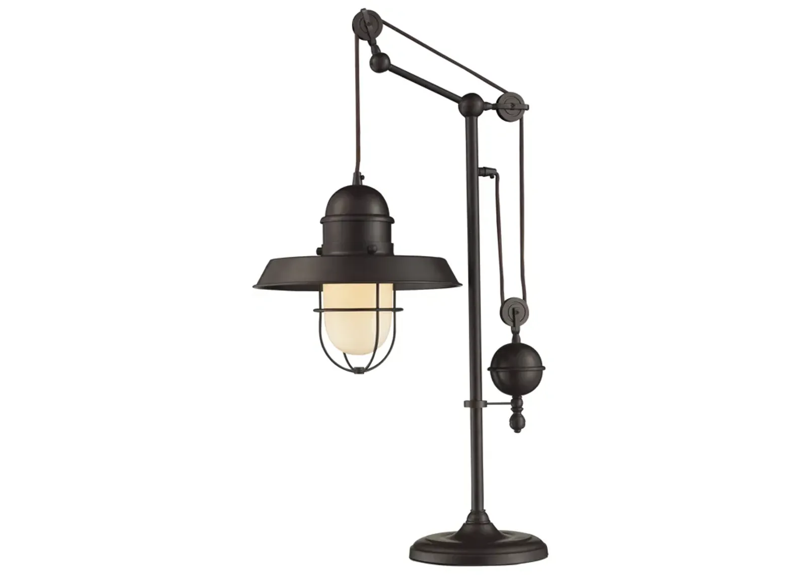 Farmhouse 32'' High 1-Light Desk Lamp - Oil Rubbed Bronze - Includes LED Bulb